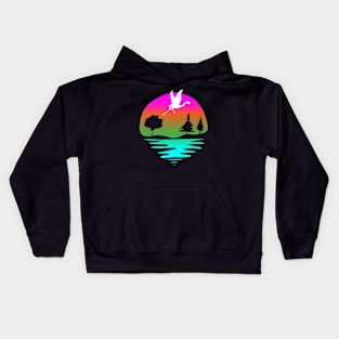 Flamingos flamingo Kids Hoodie